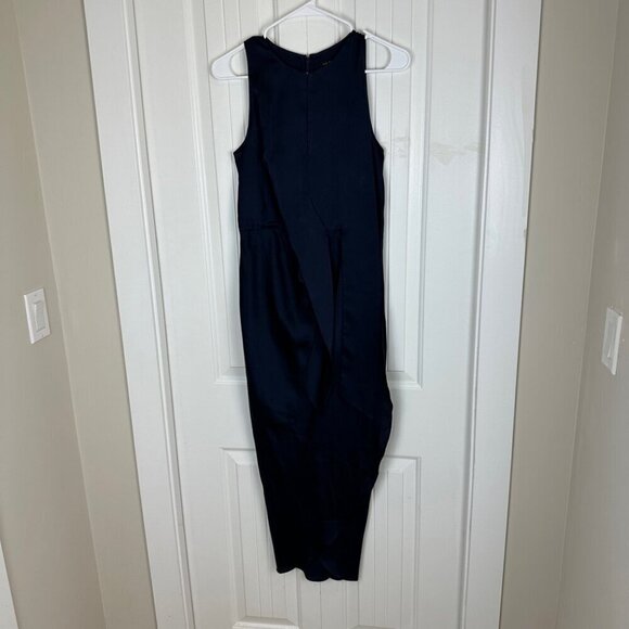 Ted Baker London Navy Blue Long Midi Dress Women’s Size 1 - Picture 3 of 15
